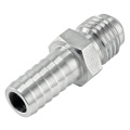 China Factory Price Stainless Steel CNC Swiss Turning Hydraulic Barbed Hose Fitting